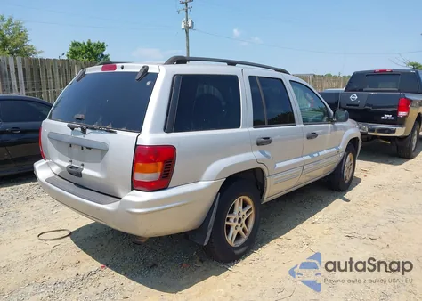 2004 Jeep Grand Cherokee Laredo z USA, uszkodzony, nr VIN 1J4GW48S94C369643
